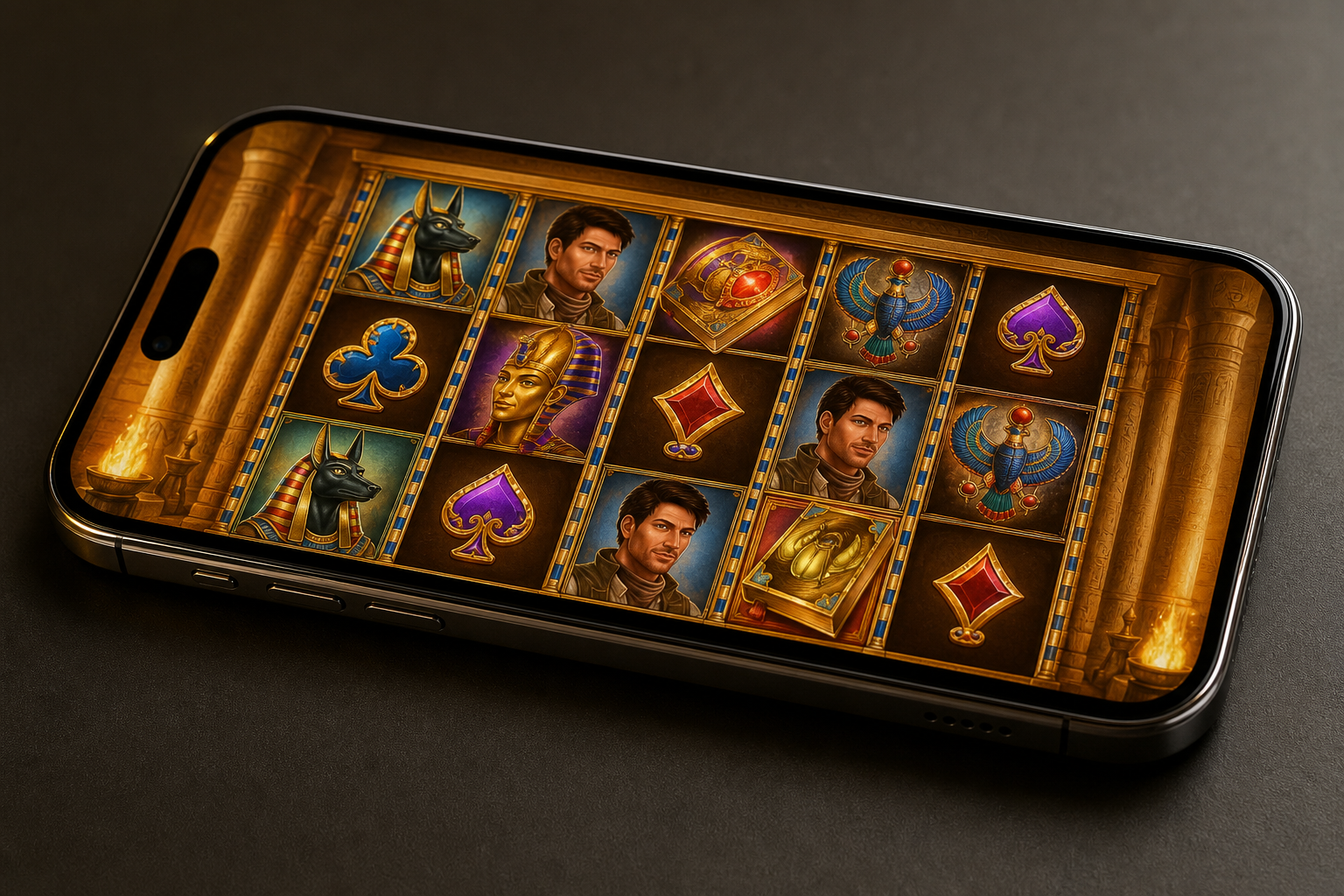 Book of Dead Gameplay Screenshot - Entdecker mit expandierendem Buch-Symbol und Freispielanzeige