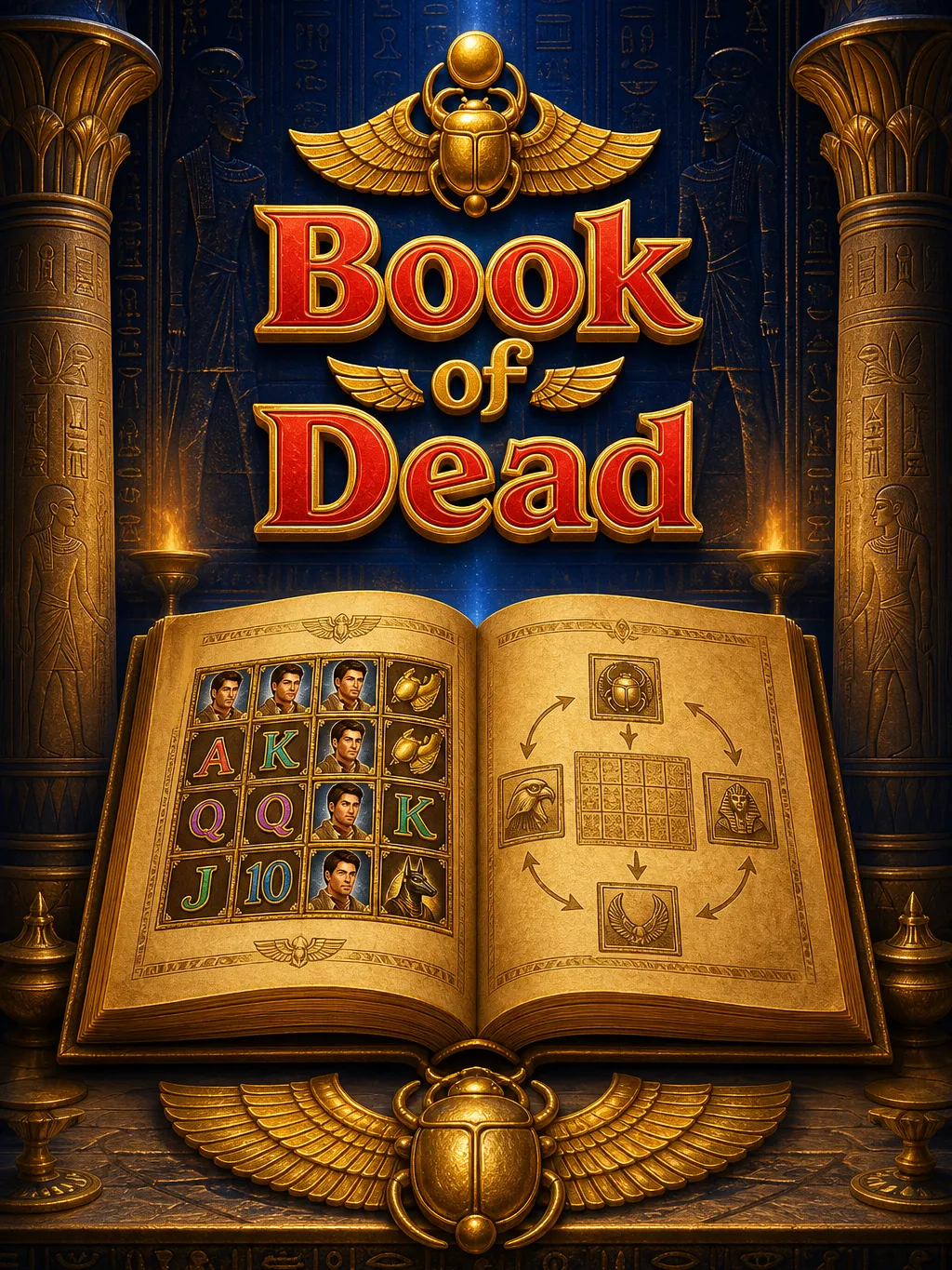 Book of Dead Strategie Diagramm mit Take-Profit-Grenze x1,5 bis x2,5